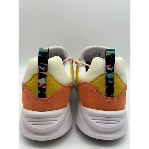 Puma TRC Blaze HC Sneakers Pristine Beige Orange Yellow Men's 384962-01 Size 12 - Picture 10 of 12